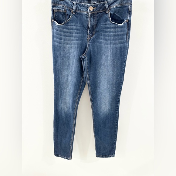 1822 Denim Dark Wash Skinny Jeans Size 10 - Picture 4 of 6